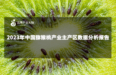 《云果：2023年中国猕猴桃产业主产区数据分析报告》