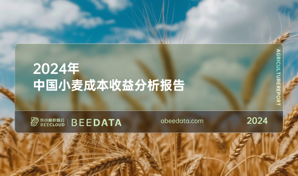《农小蜂：2024年中国小麦成本收益分析报告》