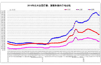 5月份第4周畜产品和饲料集贸市场价格情况