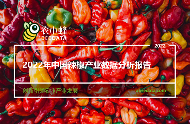 《农小蜂：2022年中国辣椒产业数据分析报告》