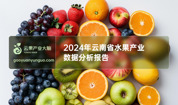 《云果：2024年云南省水果产业数据分析报告》